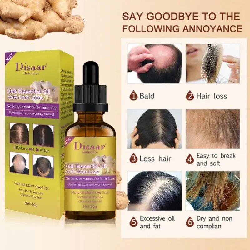 🌿Aceite anticaida Haircare jengibre serum🌿