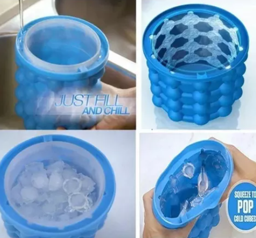 🧊Cubeta para hacer hielo de Silicona (Ice Genie)🧊