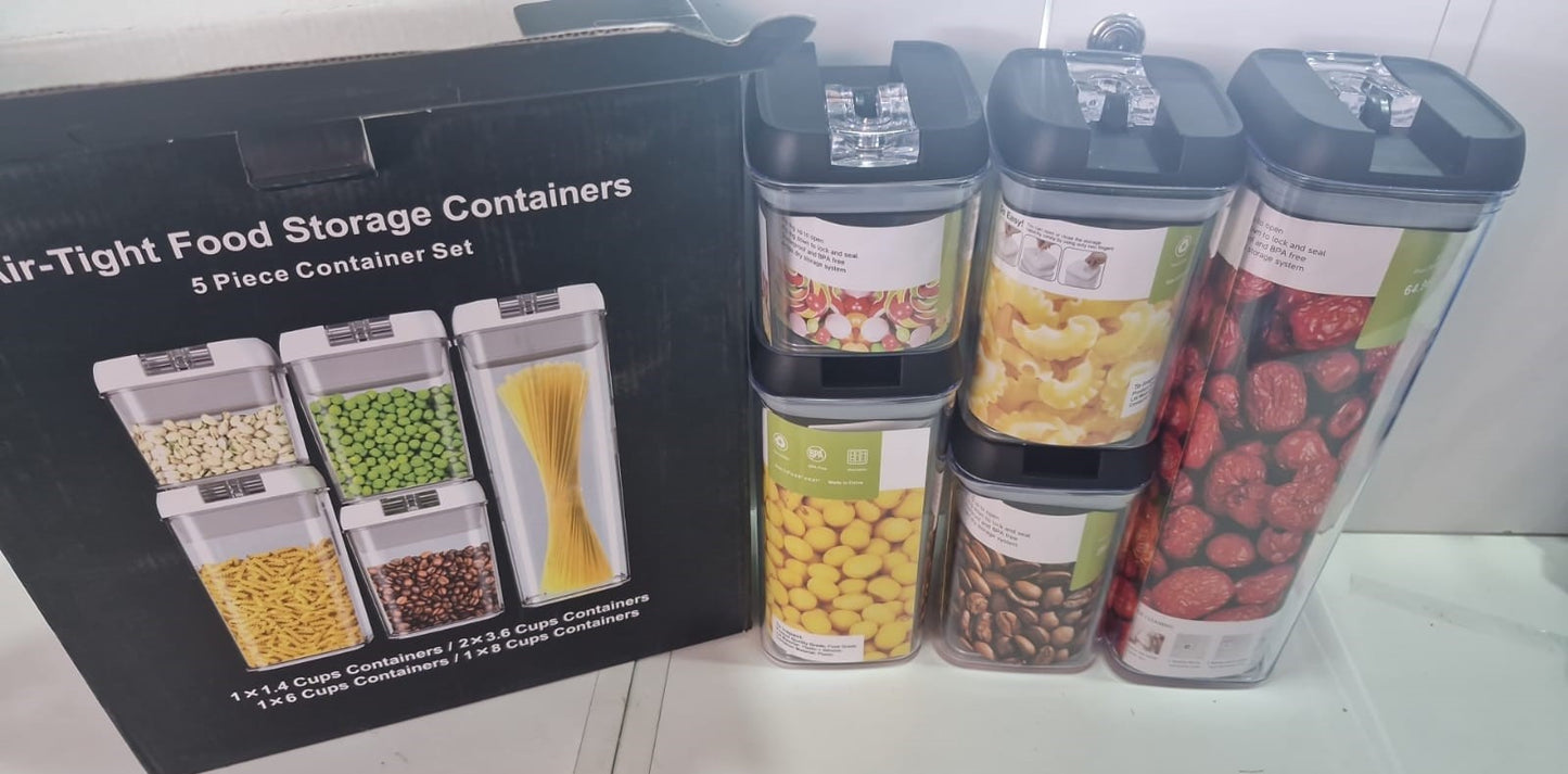 ˗ˏˋ ★ Recipientes Hérmeticos para condimetos (5 frascos)