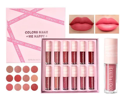 💖SET 12 LABIALES MATTE LIP GLOSS💖
