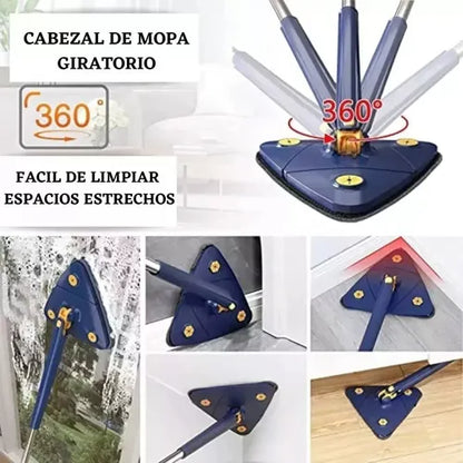 (｡- .•) Mopa Trapeadora Escurrible Triangular