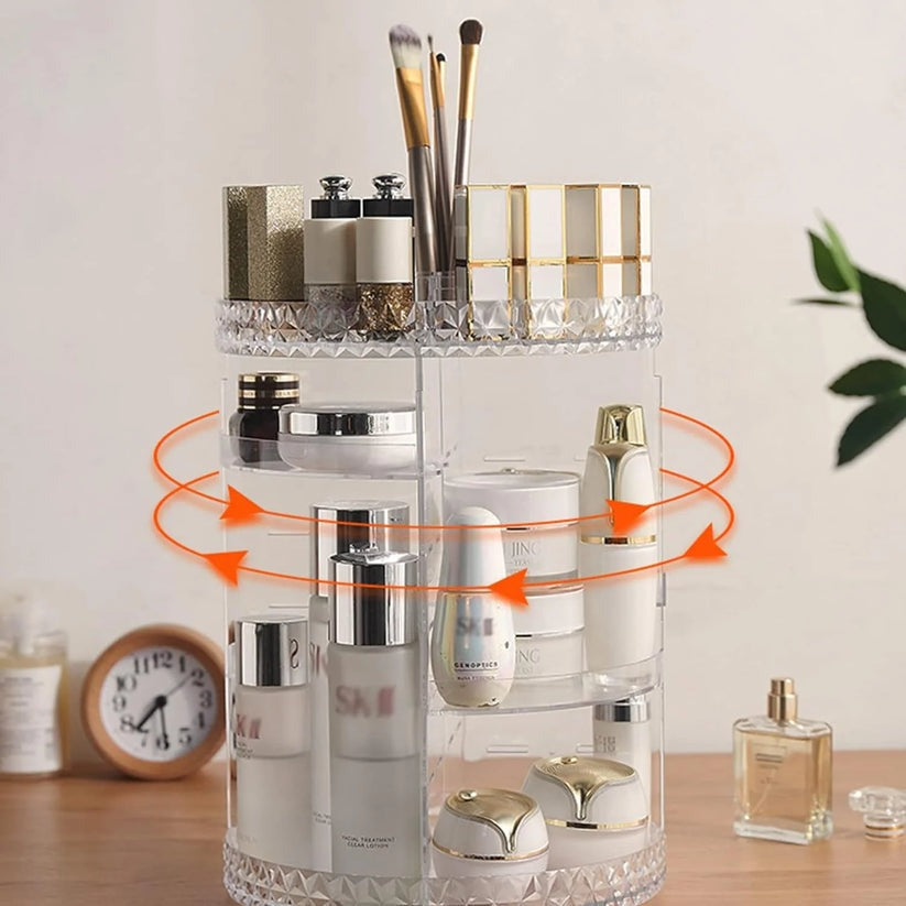 *• ヾ( ˃ᴗ˂ )◞ • * Organizador de Maquillaje de 360 grados✰